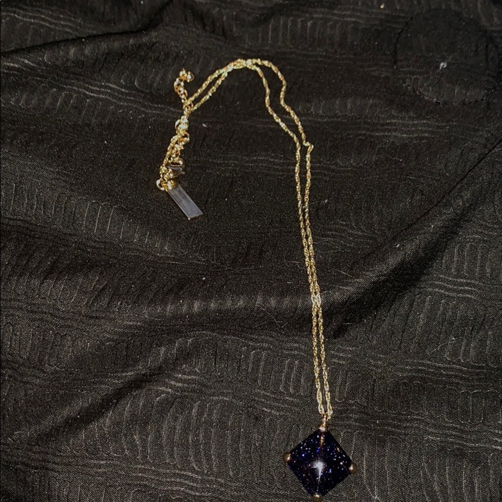 Navy blue and gold Kendra Scott Necklace